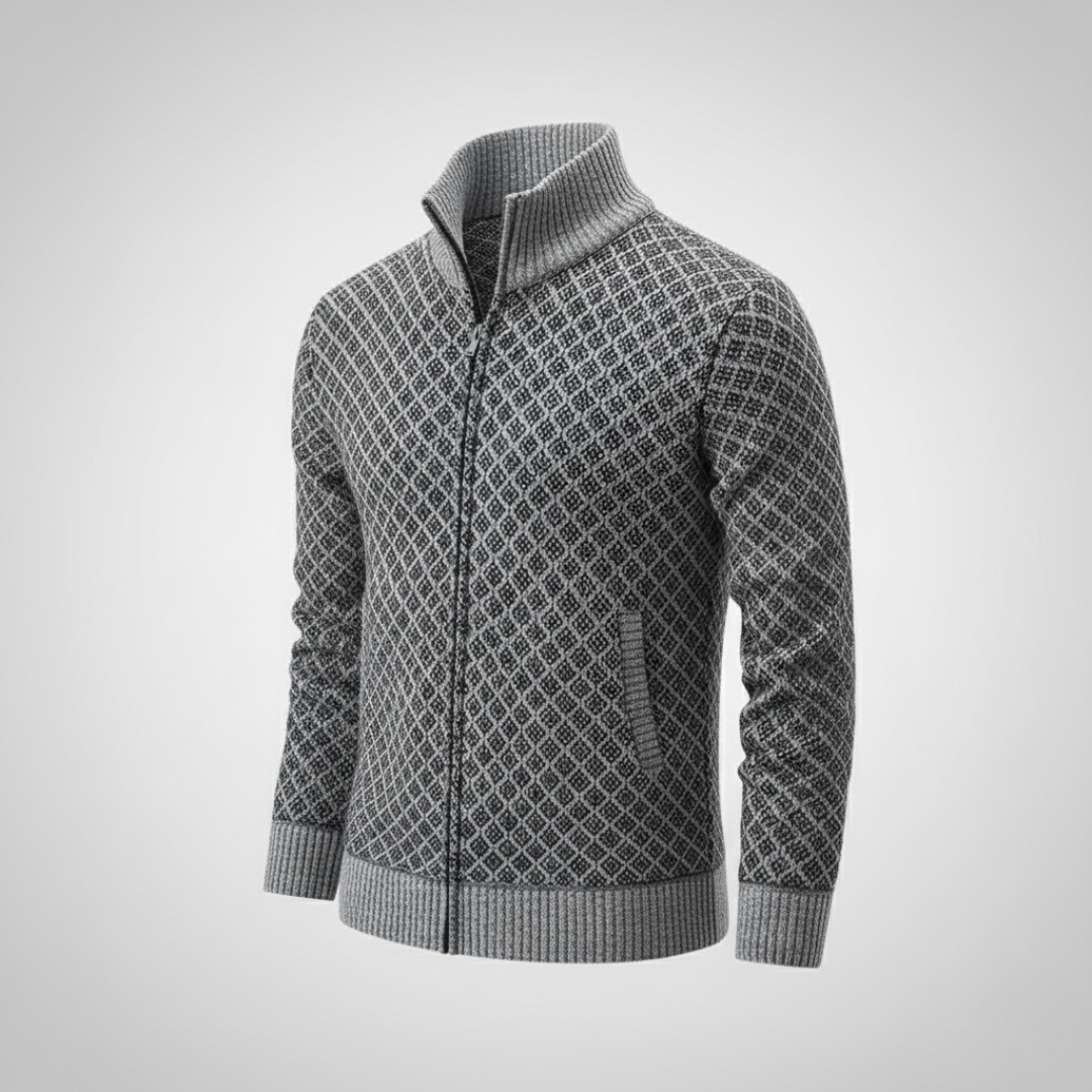 Klassisk Herre Strikjakke